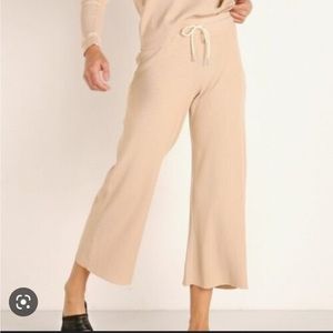 Mate the label cropped wide leg pants